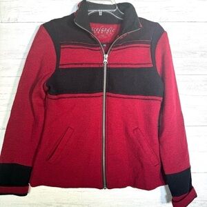 Icelandic Designs 100% Wool Zip Collared Sweater Jacket